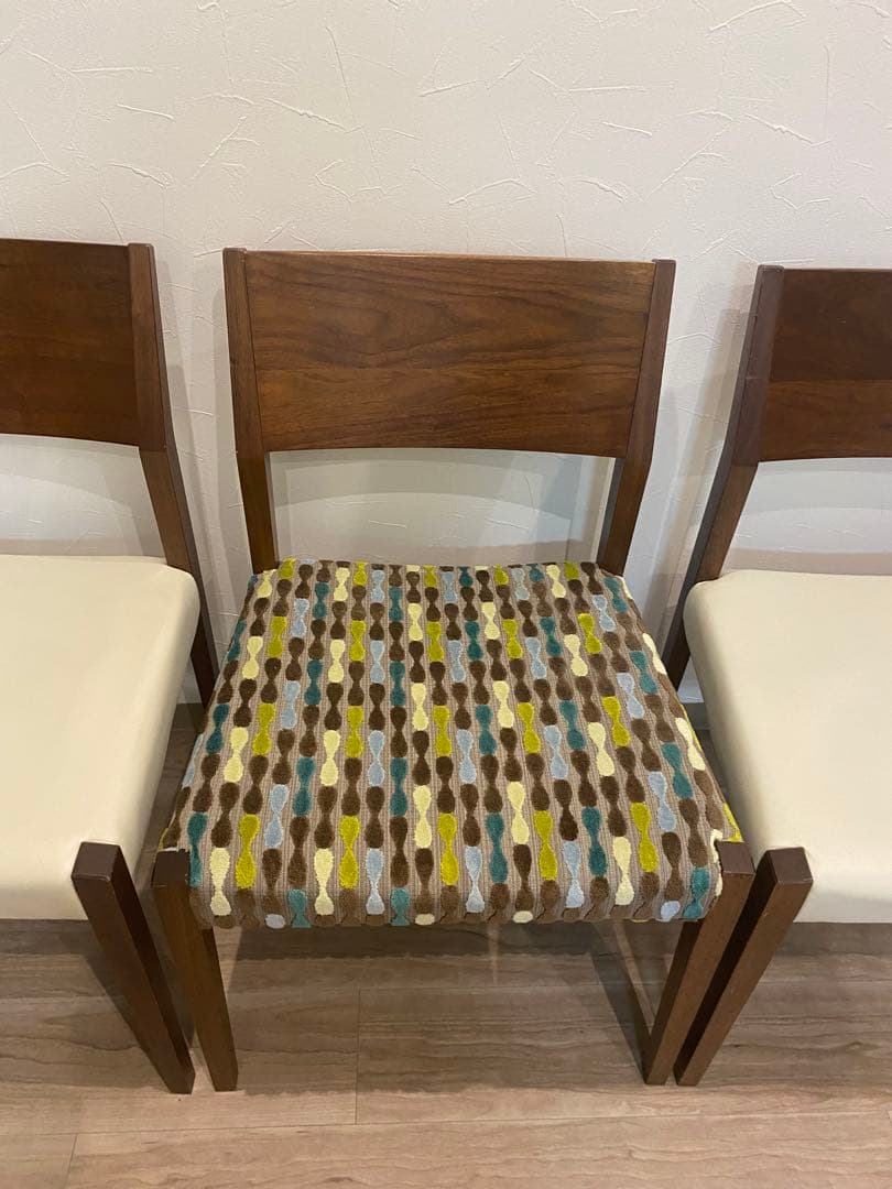 柏木工ウォールナットダイニングチェア 北欧 一脚