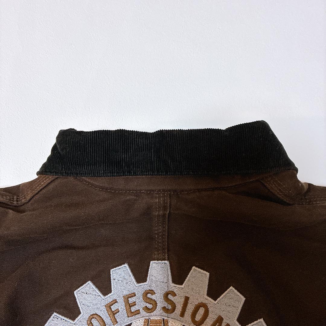 Carhartt CSX企業刺繍ミシガンチョアコート裏地ブランケット L USA