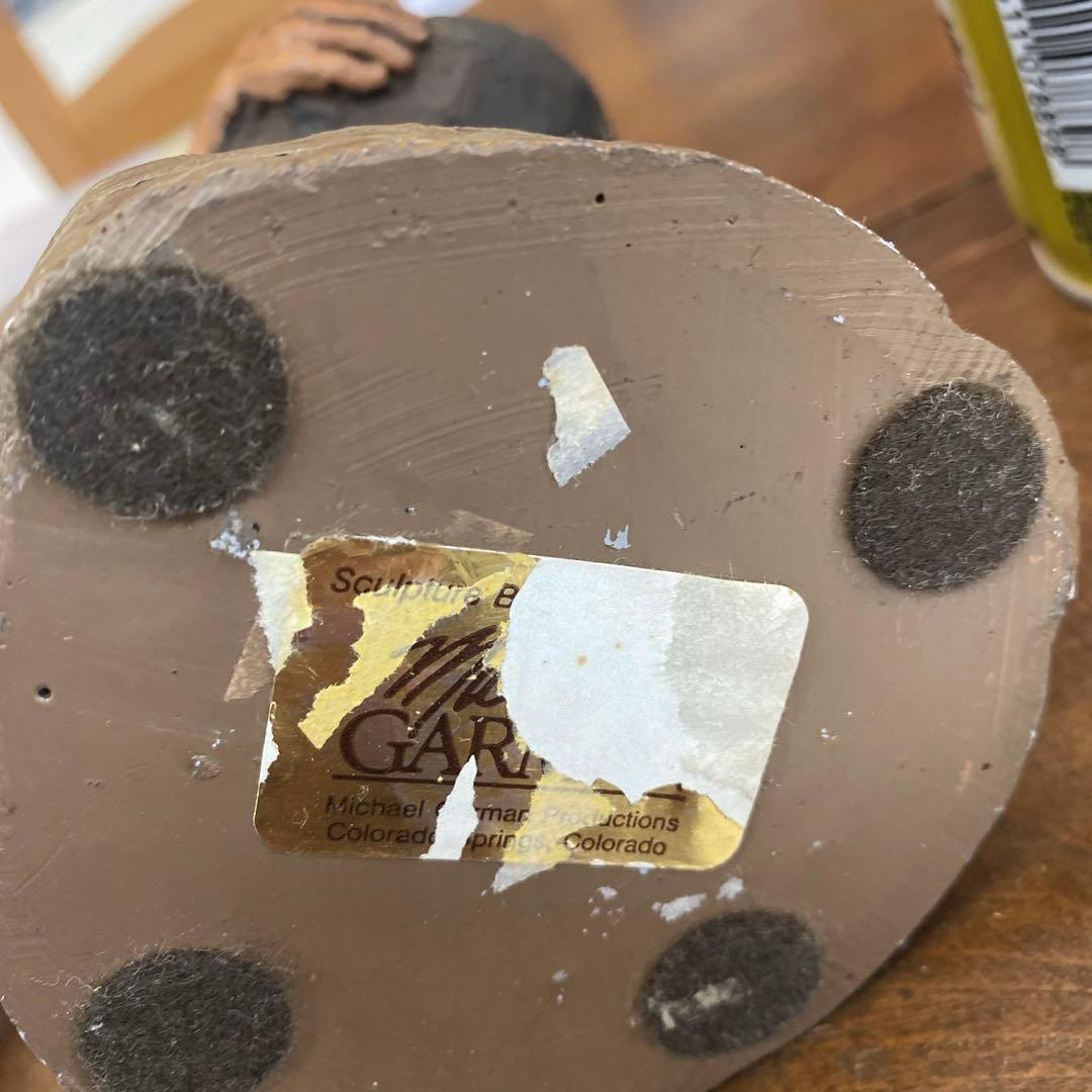 アメリカンインテリア　マイケルガーマン　アンティーク　彫刻