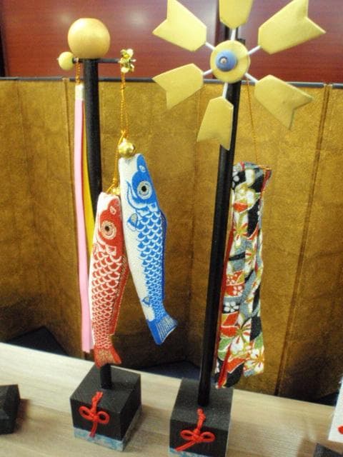 限定特価！◆新品♪50巾 ちりめん五月人形 兜飾り 鯉のぼりセット 京都龍虎堂◆