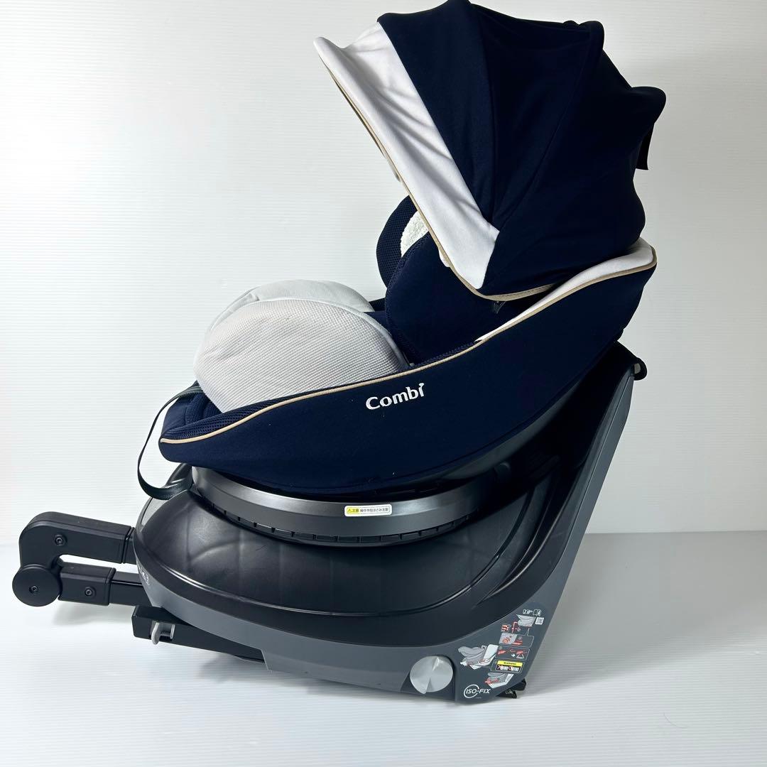 極美品☆コンビ チャイルドシート クルムーヴ スマートJL-590 ネイビー