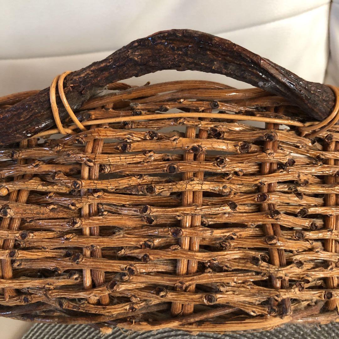 自然な❣️素朴な❣️手作り❣️味のある❣️山葡萄、蔓、籠、アンティーク、レトロ