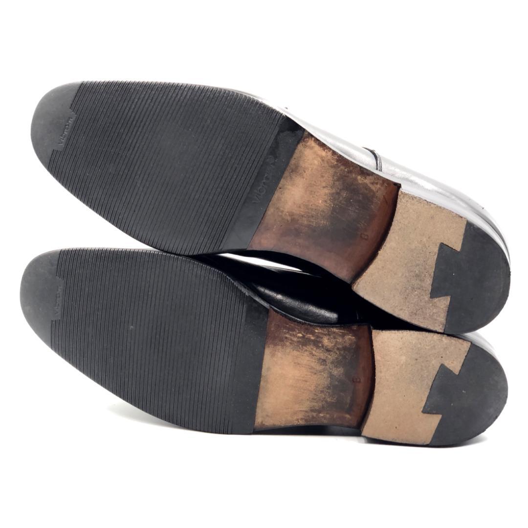 SHETLANDFOX シェットランドフォックス 8 モンクストラップ 黒