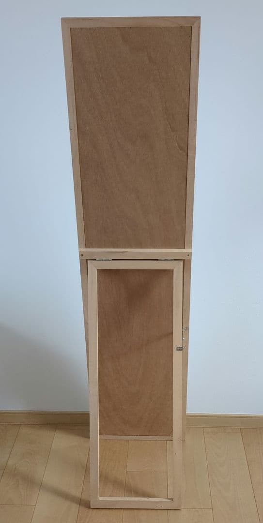 全身姿見　木製スタンドミラー (サンゴバン社製)