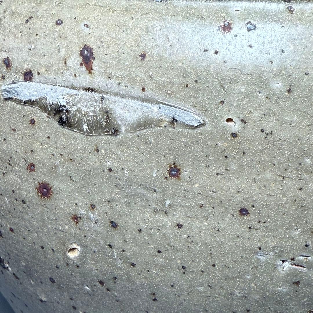 遠州窯　耳付花瓶　共箱付　中国美術　高さ30.5cm　オブジェ　インテリア