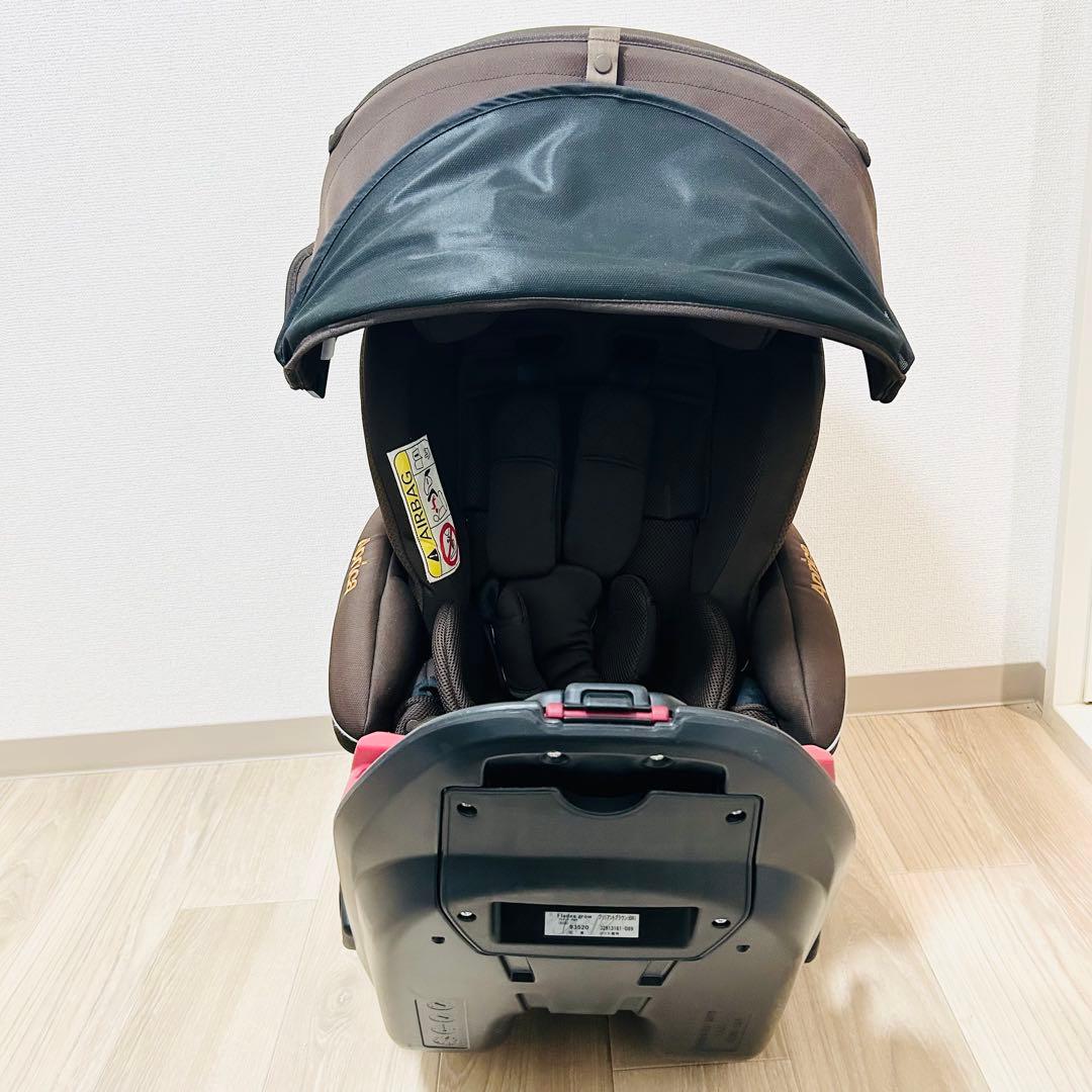 極美品 アップリカ フラディア グロウ シートベルト固定式 チャイルドシート