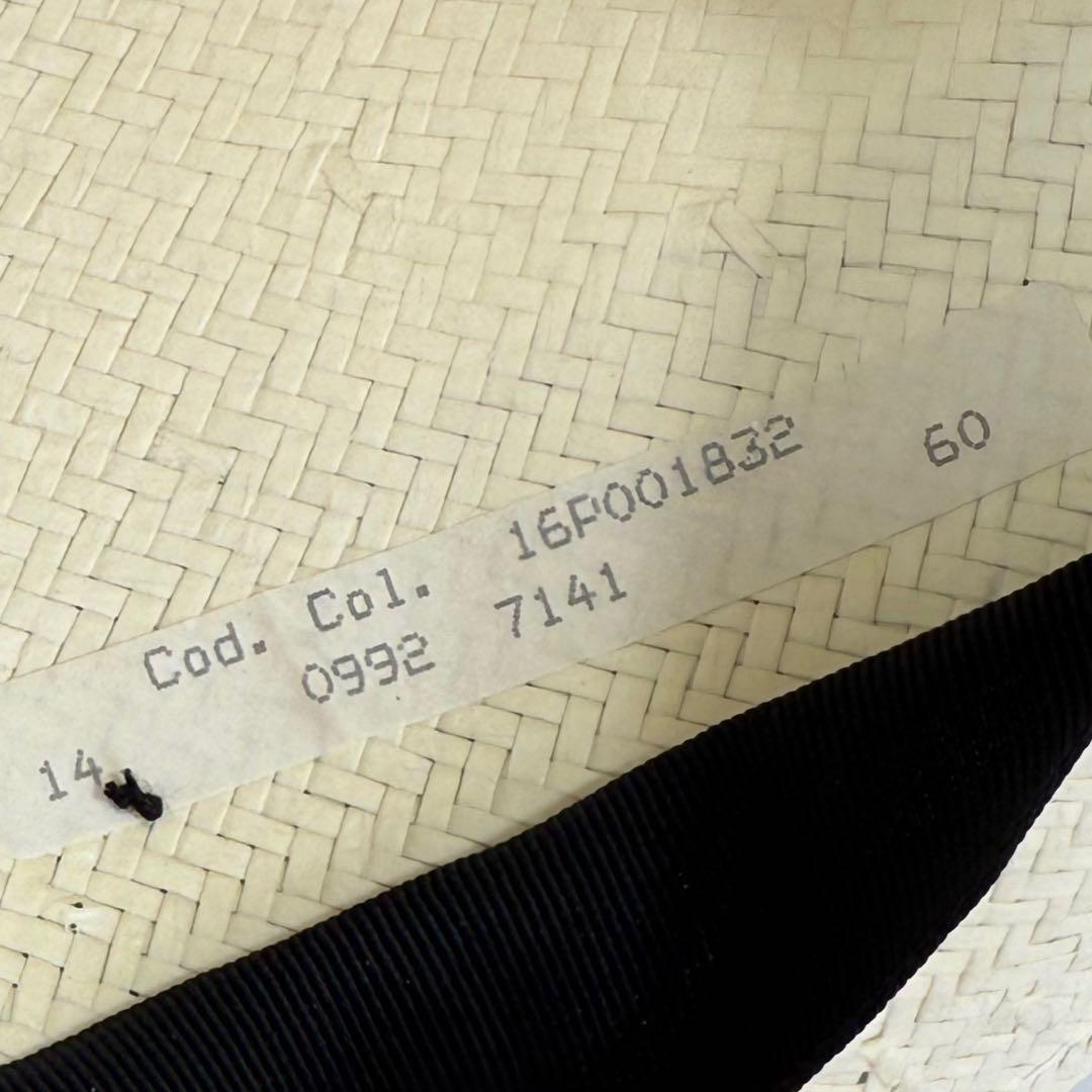 Borsalino　ペーパ素材　ストローハット　約57cm