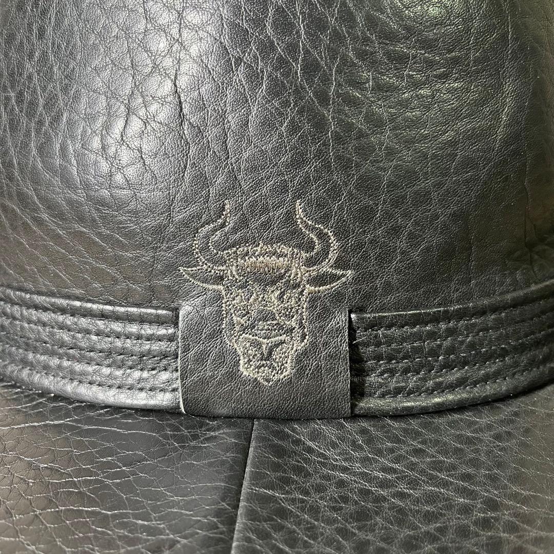 ジャンポールゴルチエ Jean Paul GAULTIER 本革 レザー ハット