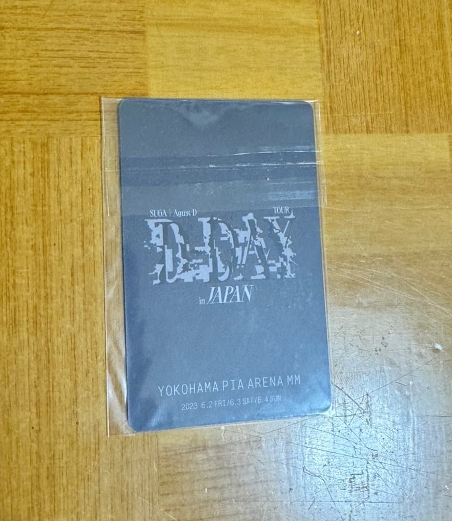 D-DAY JAPAN ラキドロトレカ AgustD SUGA