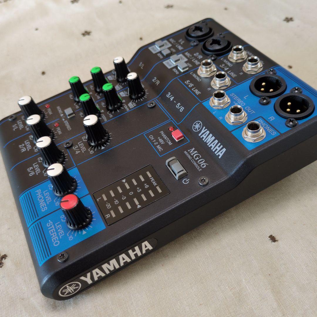 【美 品】YAMAHA MG06 アナログミキサー