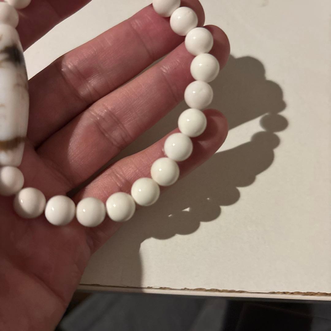 白龍神天珠！ホワイトオニキス！すんごいパワー！綺麗！