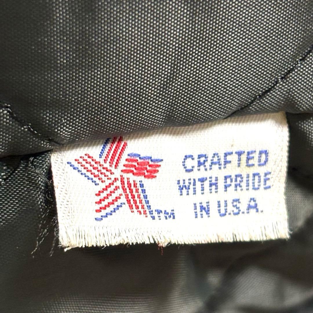 希少色 美品 USA製 SCHOTT 740N ピーコート 裏キルティング 40