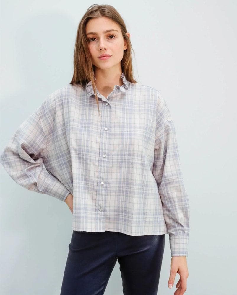 ■専用■美品 イザベルマラン 5,5万 チェック柄ブラウス トゥモローランド