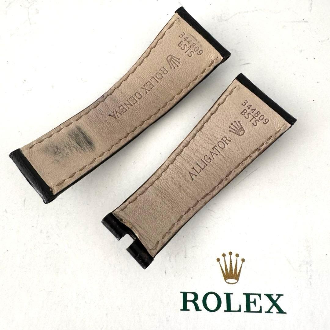 〇純正 ROLEX DAYTONA 116515LN クロコダイル YZ5195