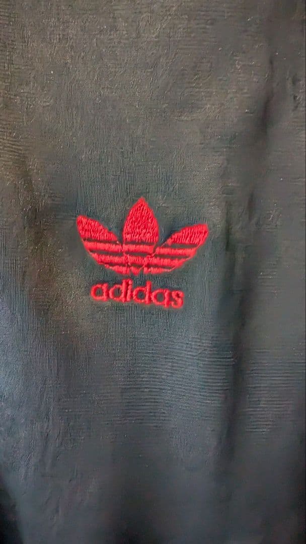 adidas ATP USA製 トラックトップ ジャージ 黒赤 80’s