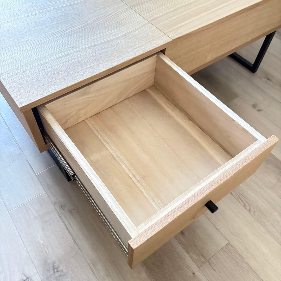 【美品】ローテーブル 昇降式 リビングテーブル