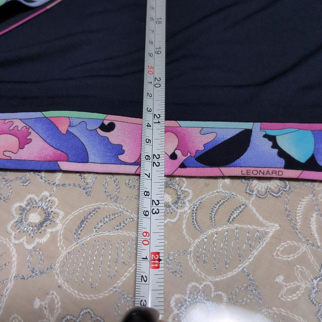 LEONARD 長袖 Tシャツ ネイビー