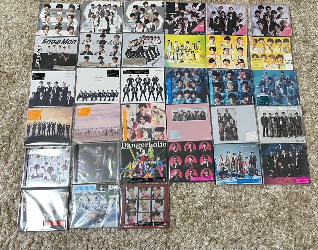 Man CD 1st〜11th, アルバム 1st〜4th 3形態ずつ