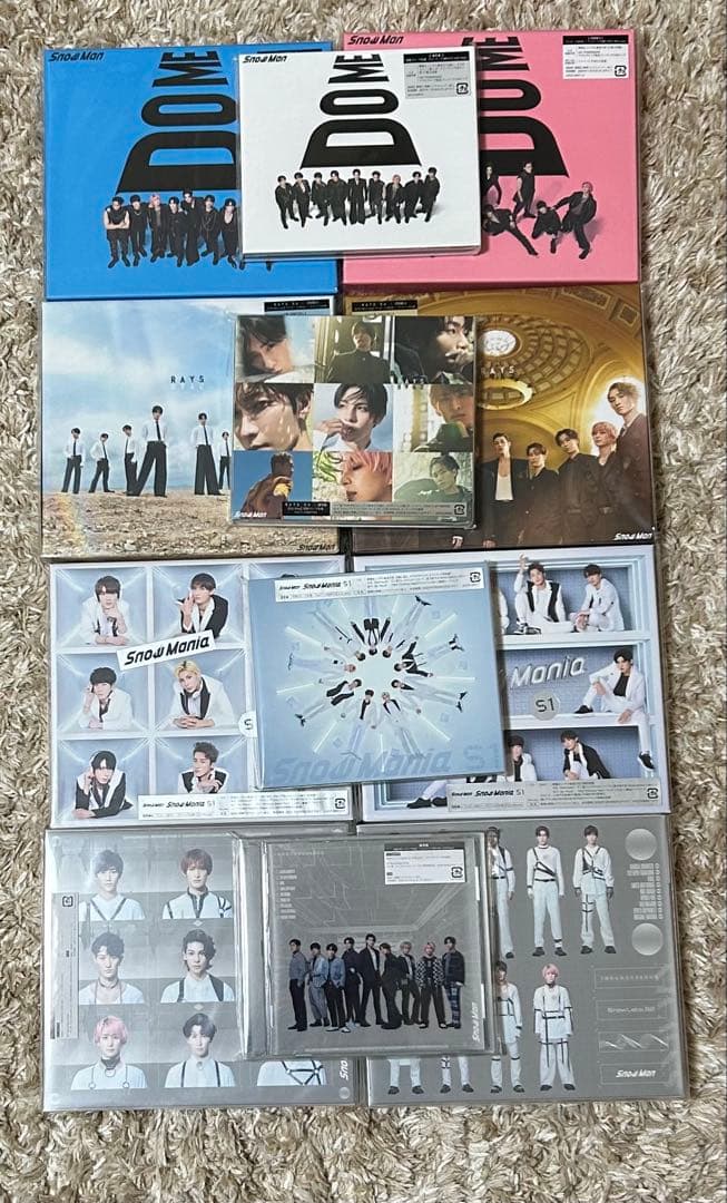 Man CD 1st〜11th, アルバム 1st〜4th 3形態ずつ