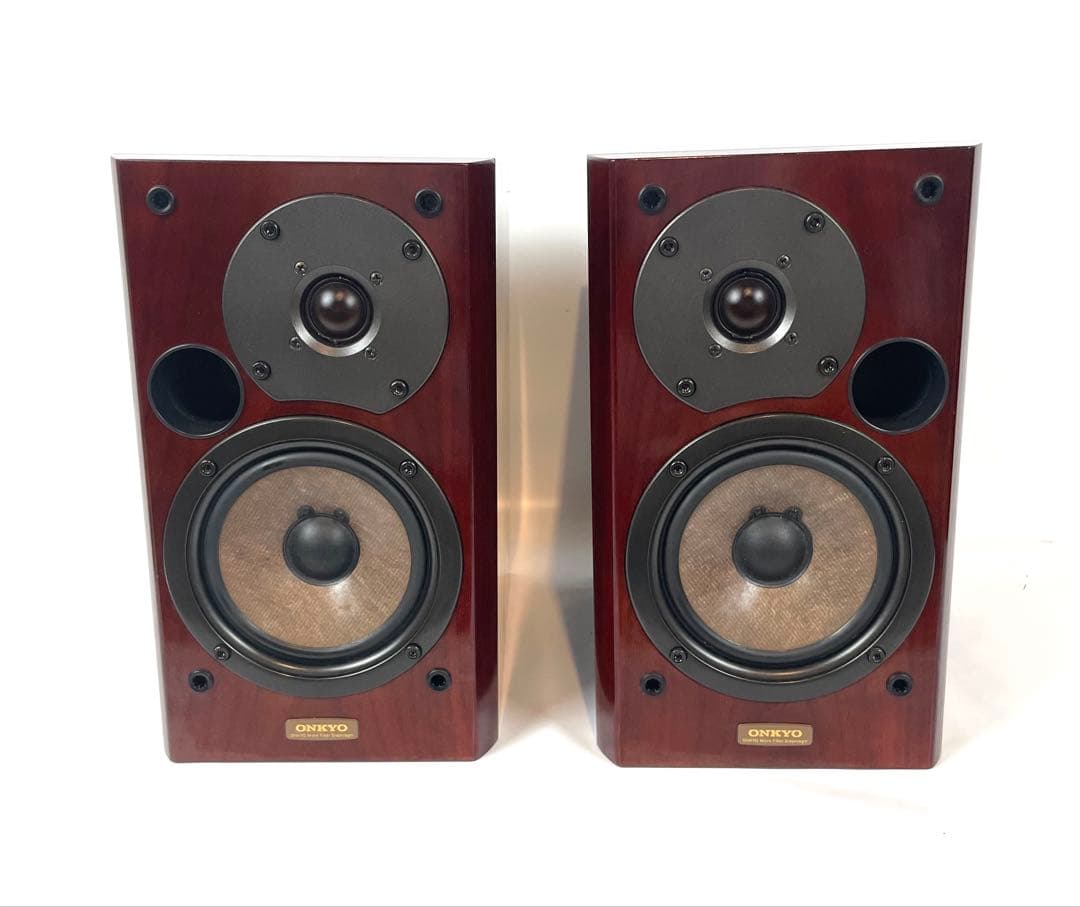 ONKYO D-102EXG スピーカー ペア ウッド ブックシェルフ型