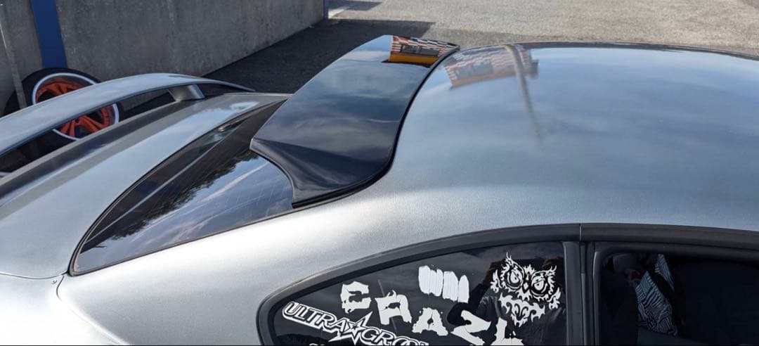 S15 シルビア ロング ルーフスポイラー 黒色 新品 値引き不可