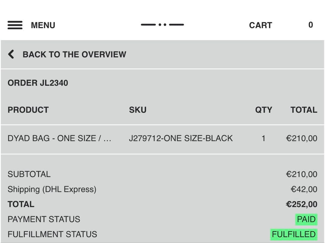 バッグ _J.L-A.L_ 24SS Dyad Bag