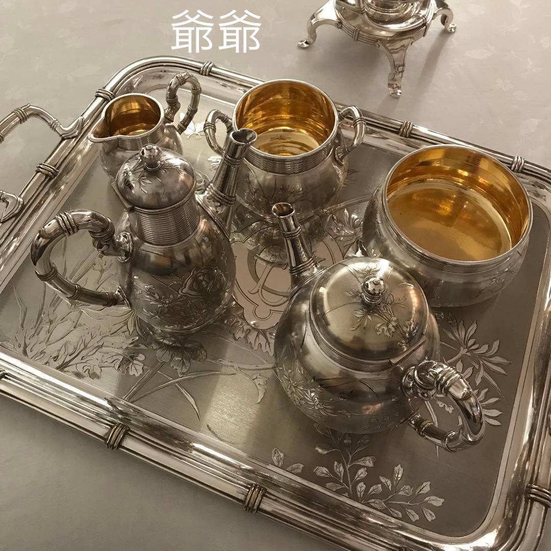 Christofle クリストフル／トレイ「アールヌーヴォー／シノワズリ」