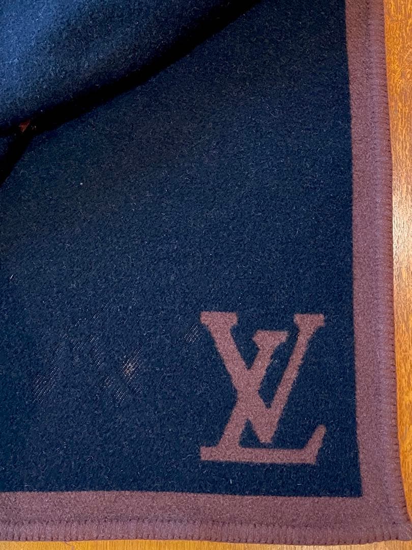 LOUIS VUITTON カシミア・ウール　ブランケット