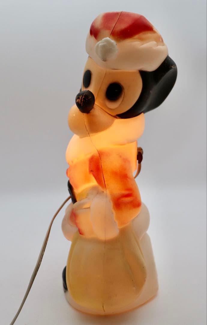 ビンテージ・ミッキーマウス・クリスマス・ランプ 39cm