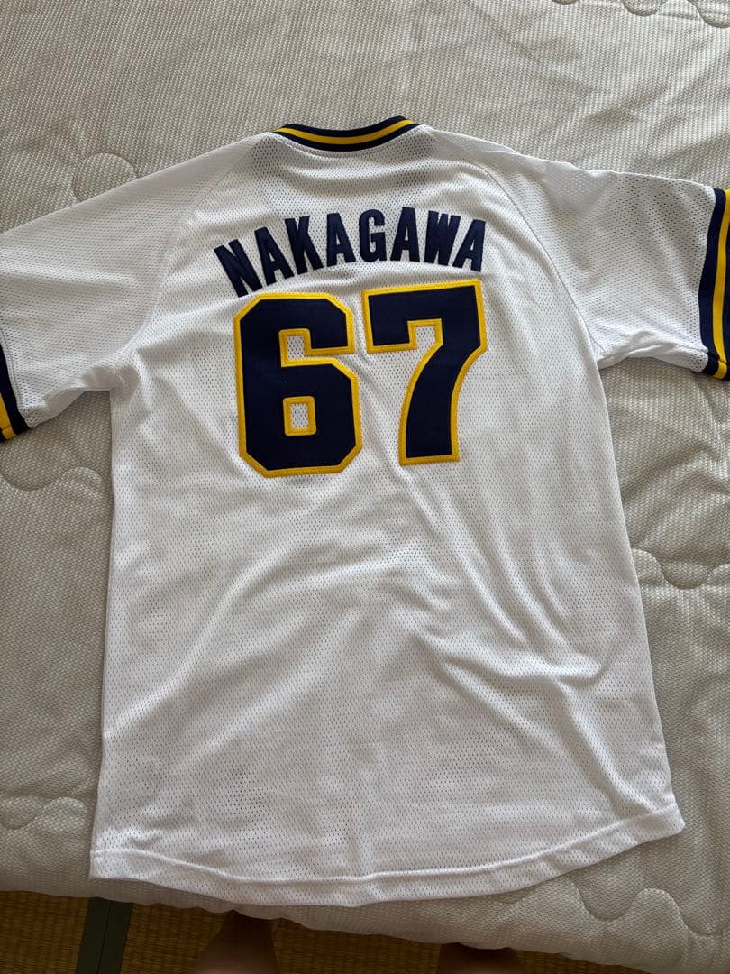 オリックスBlueWave ユニフォーム 67 中川圭太Oサイズ