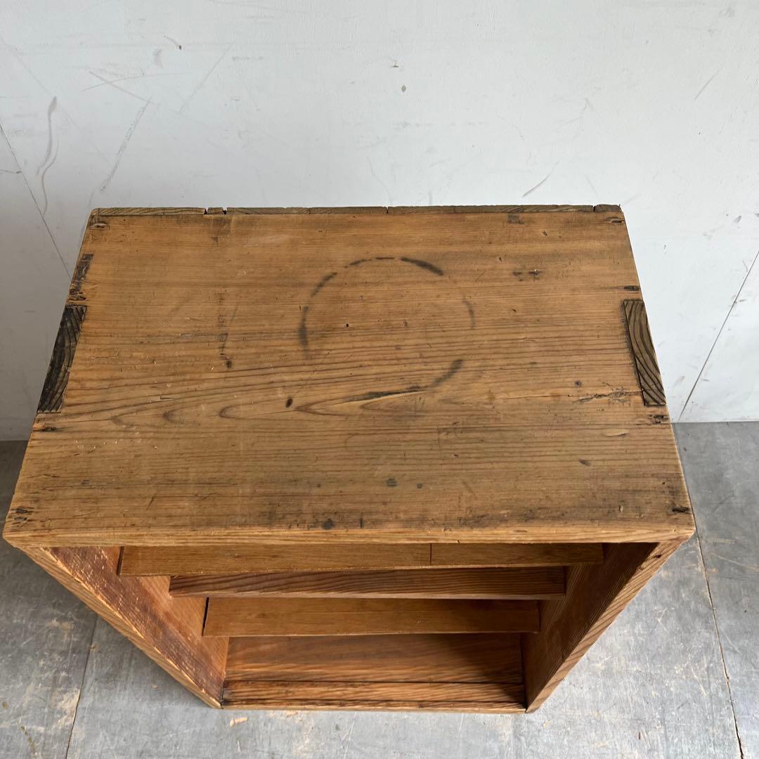 アンティーク 仕切り棚 オープンラック 昭和レトロ 木製 z666