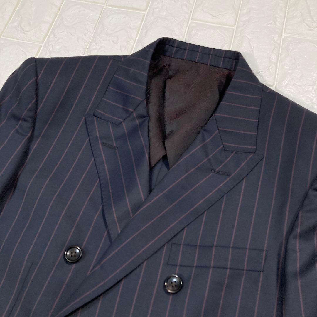 キヨ　タケオキクチ　スーツ　ジャケット　ダブル　MAF ストライプ