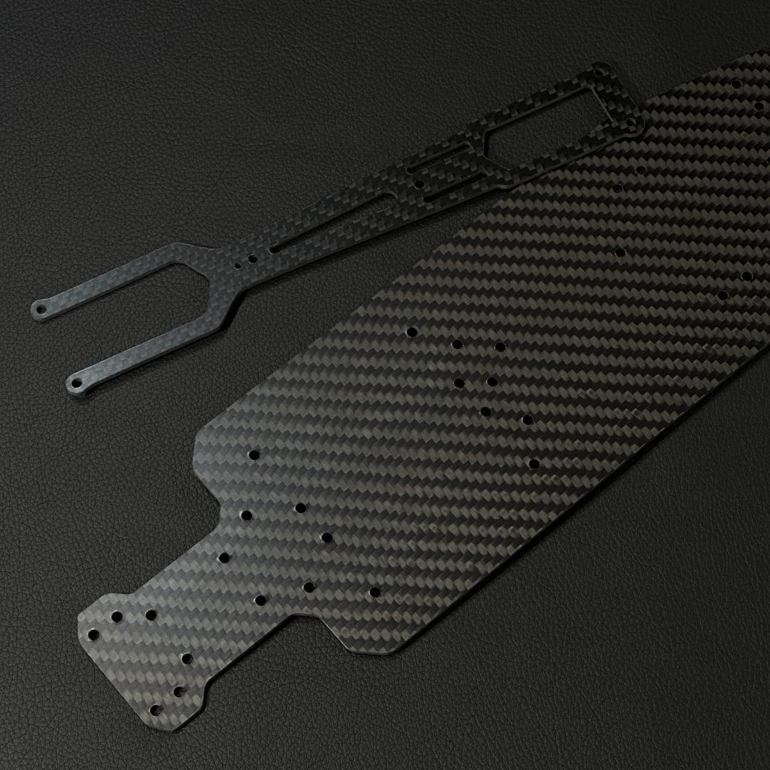 特注品 ヨコモ RD2.0 カーボンシャーシ 3.0mm + アッパ m2130