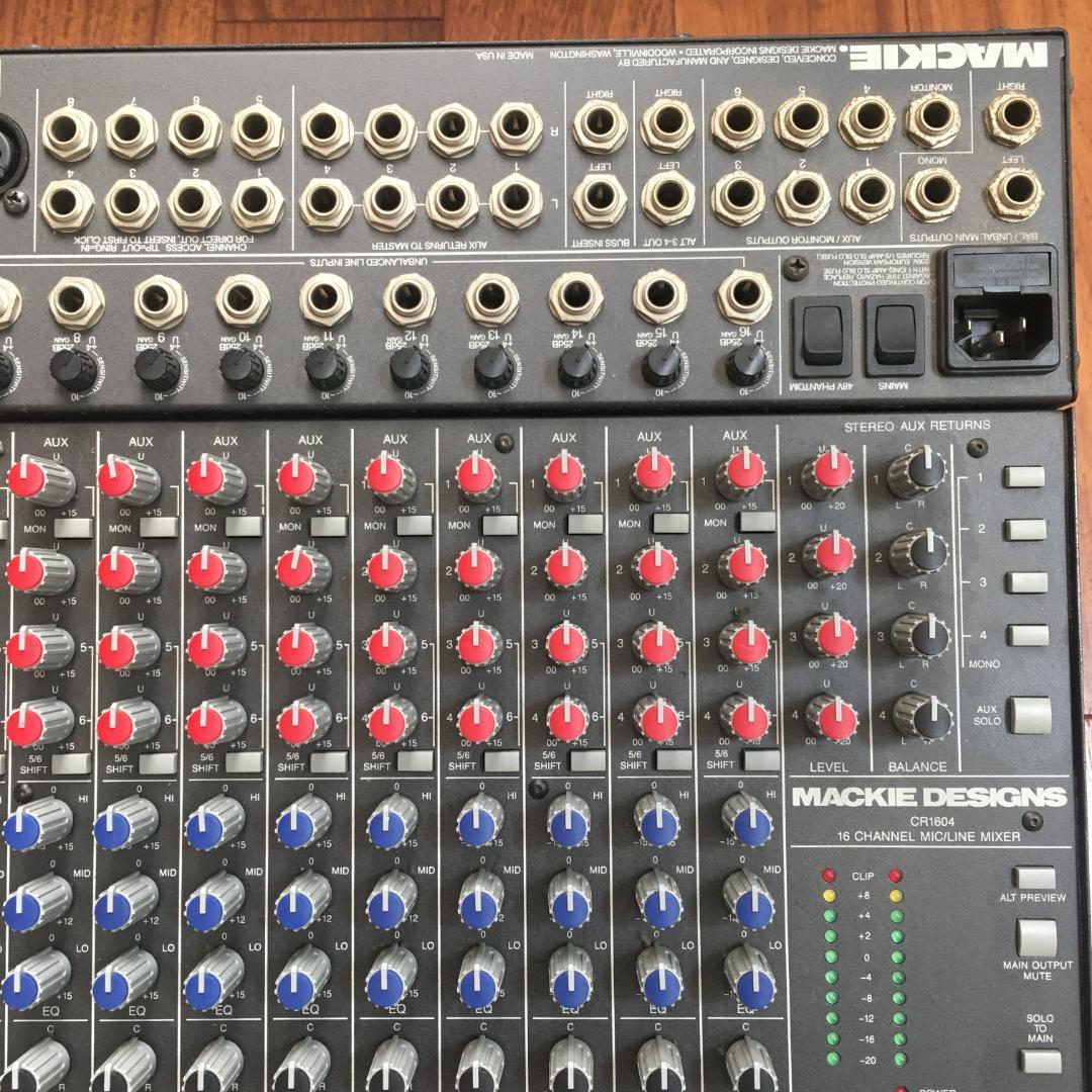 MACKIE CR1604 16チャンネル アナログミキサー ＜美品＞