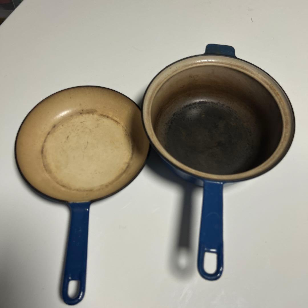 希少　COUSANCES 水色マルチファンクション22cm ソースパン