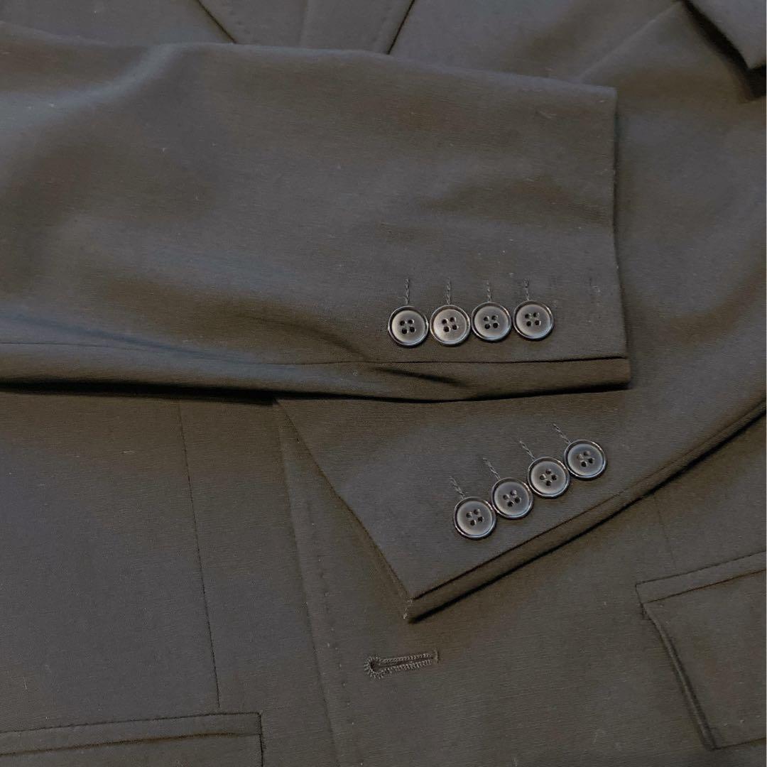 【美品】DOLCE&GABBANA ブラック 2Bスーツ セットアップサイズ46