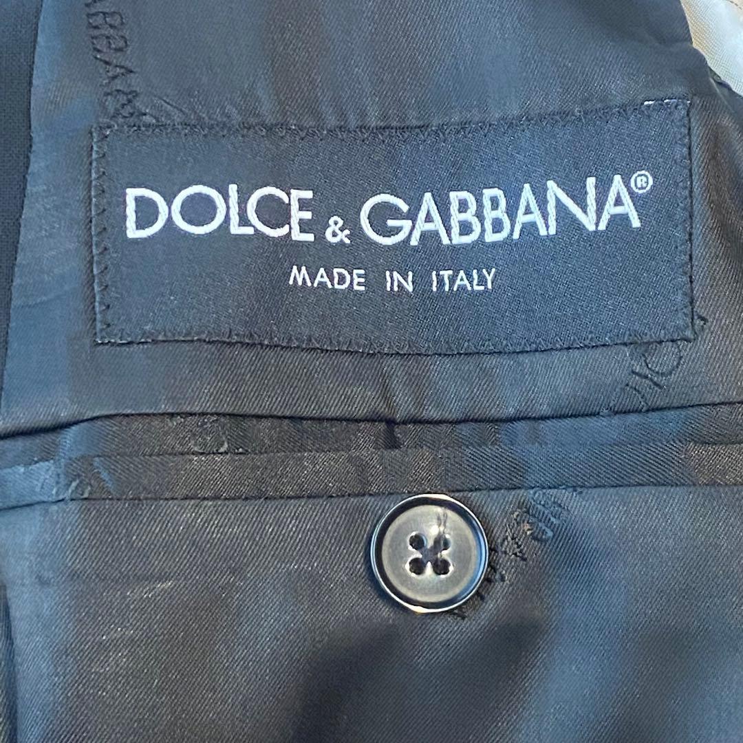 【美品】DOLCE&GABBANA ブラック 2Bスーツ セットアップサイズ46
