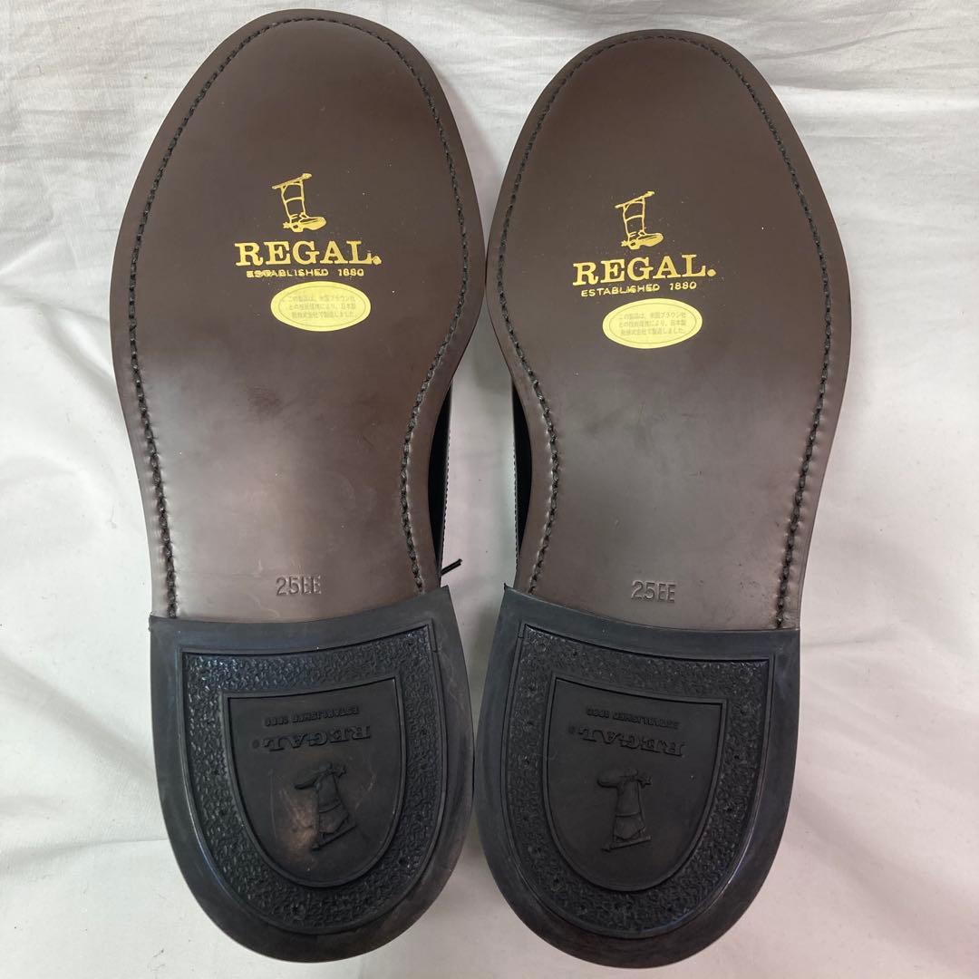 未使用 REGAL リーガル　ウイングチップ　外羽根　25EE 黒　2589