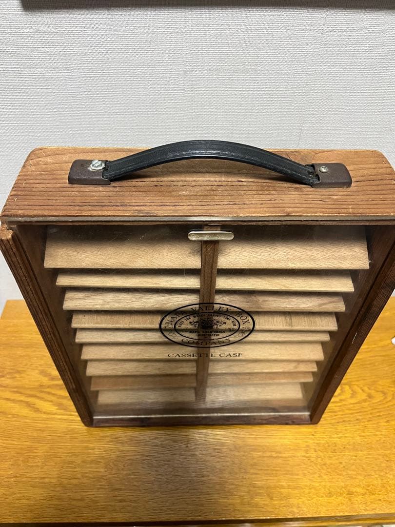 napa valley 木製カセットケース 収納ラック