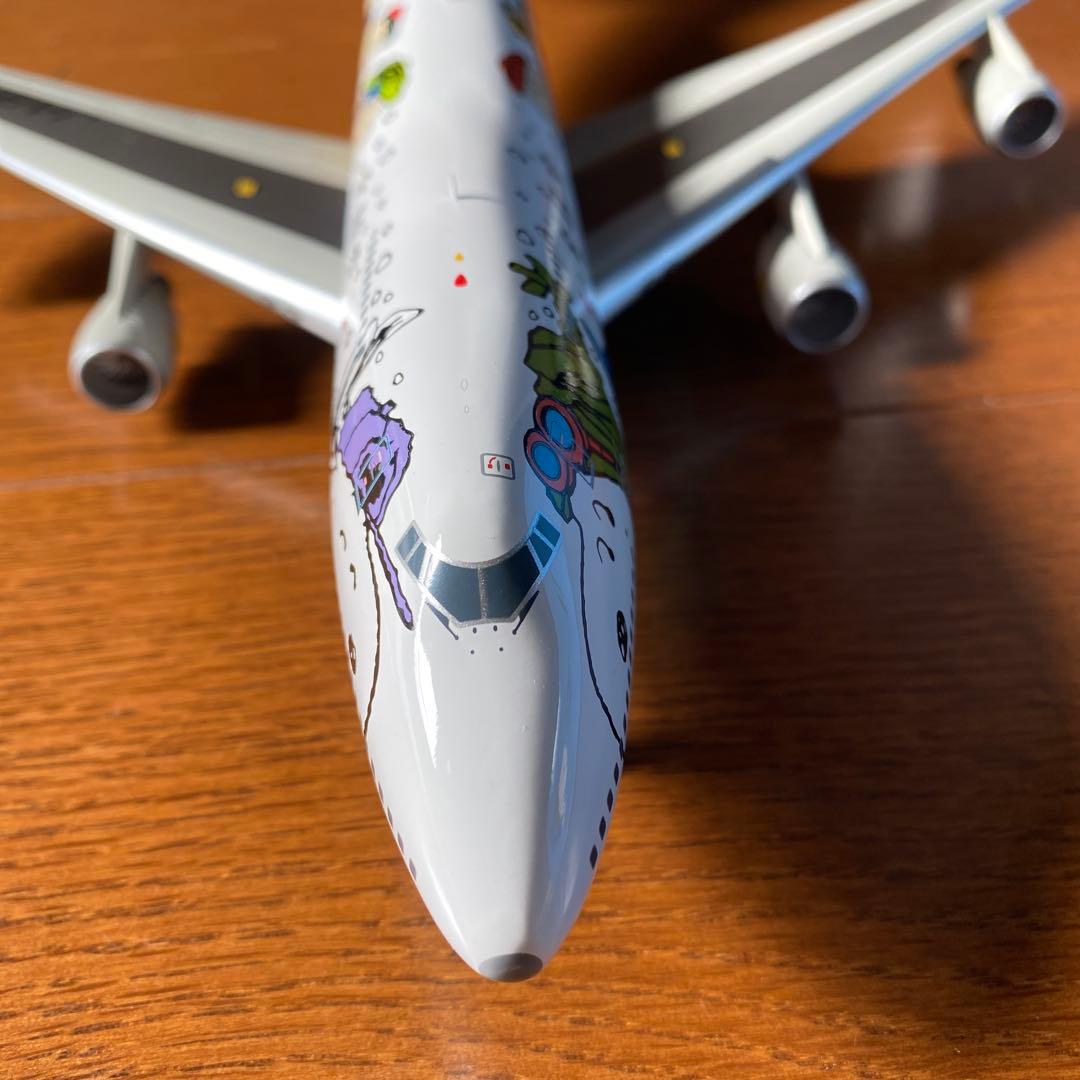 全日空　スヌーピージェット　飛行機模型　ANA ボーイング747 1/200