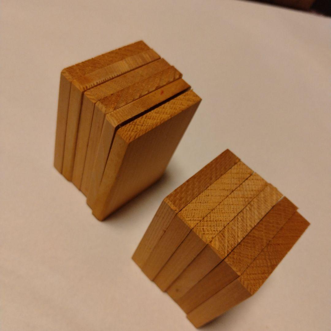 【U1042】木台　飾り台　2サイズ　12枚