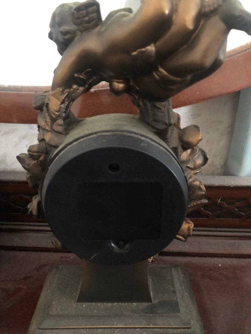 レア置き時計　昔のシチズン　クォーツ電池式　可動