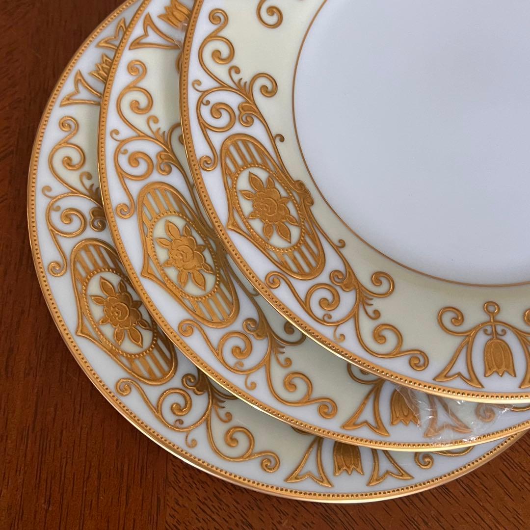 【希少品】オールドノリタケ ★クリスマスボール★手描きパン・ケーキ皿　6枚