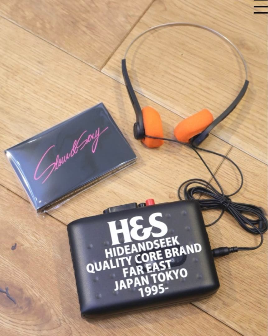 新Hide and Seek H&S カセットプレーヤー&ミックステープセット