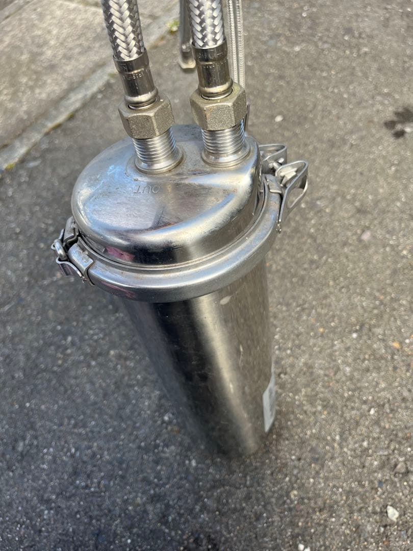 ステンレススチール 浄水器 2接続口