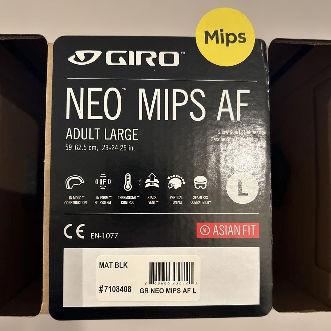 【値下げ】GIROスノーヘルメット NEO MIPS AF SIZE:L