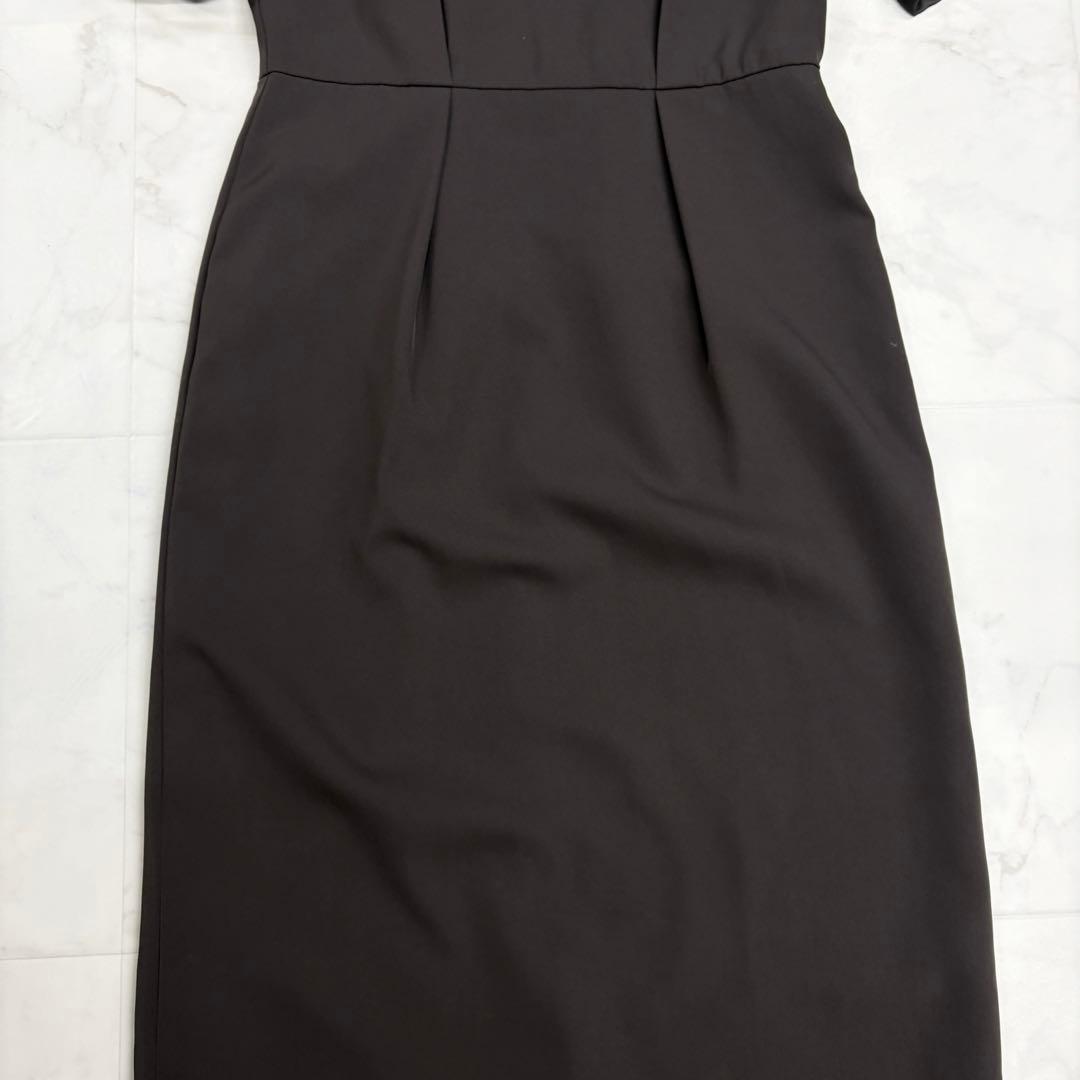 【訳あり】etoll. エトル　Iライン　ドレス　のみ　刺繍ペプラムビスチェなし