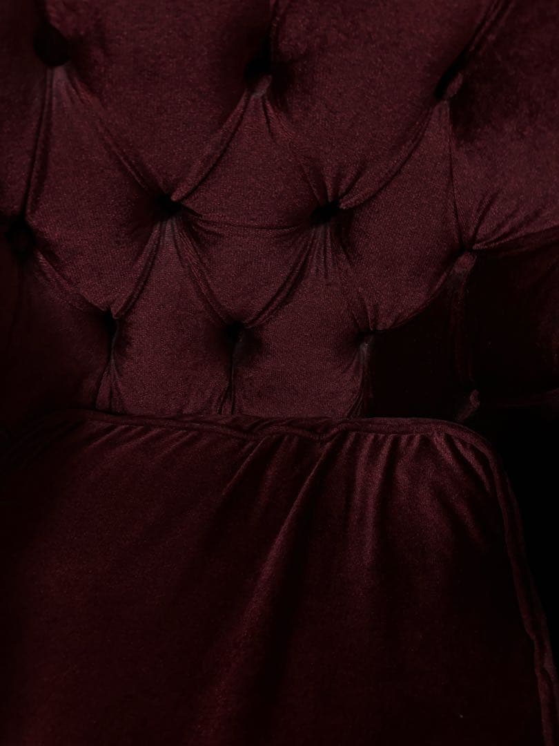 ヴィンセントソファ　1人掛け　赤　チェア