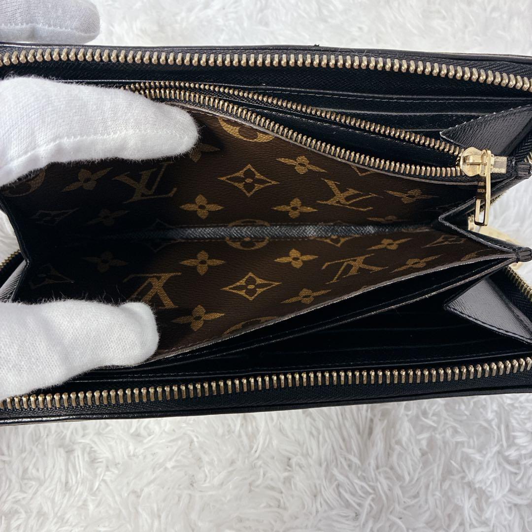 【美品・新型】ルイヴィトン モノグラム レティーロ ジッピーウォレット 黒