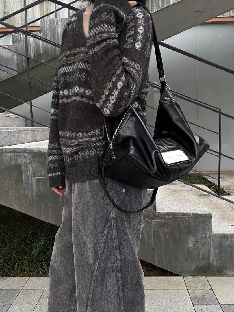 Matin Kim SIDE ZIPPER TWO WAY BAG バッグ 韓国